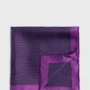 Silk Twill Micro Medallion Pocket Square