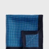 Silk Twill Micro Medallion Pocket Square