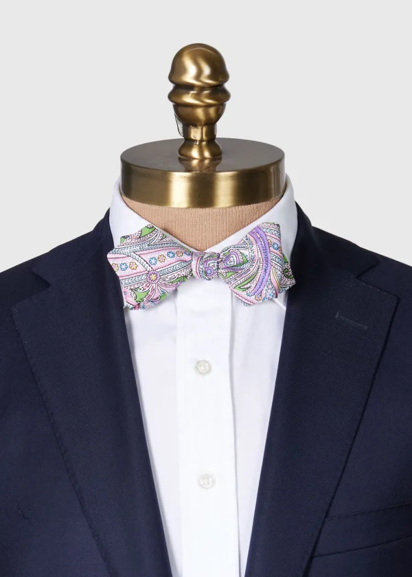 Silk Twill Paisley Bow Tie