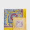 Silk Twill Paisley Pocket Square