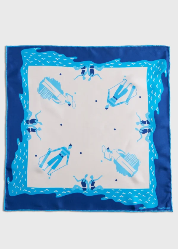Silk Twill Summer Sports Pocket Square