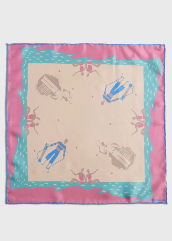 Silk Twill Summer Sports Pocket Square
