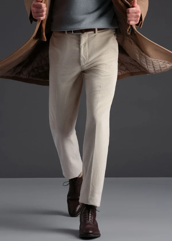 Soft Corduroy Dress Trouser