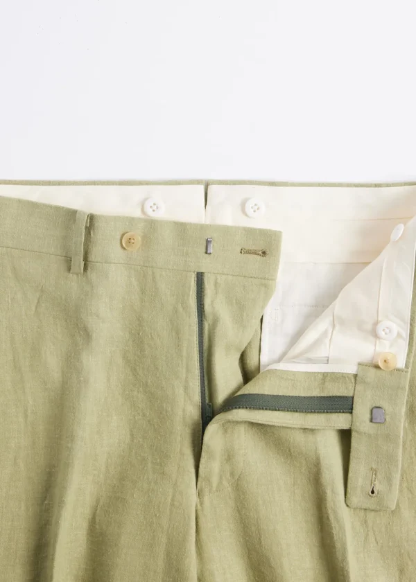 Soft Linen Canvas Dress Trouser
