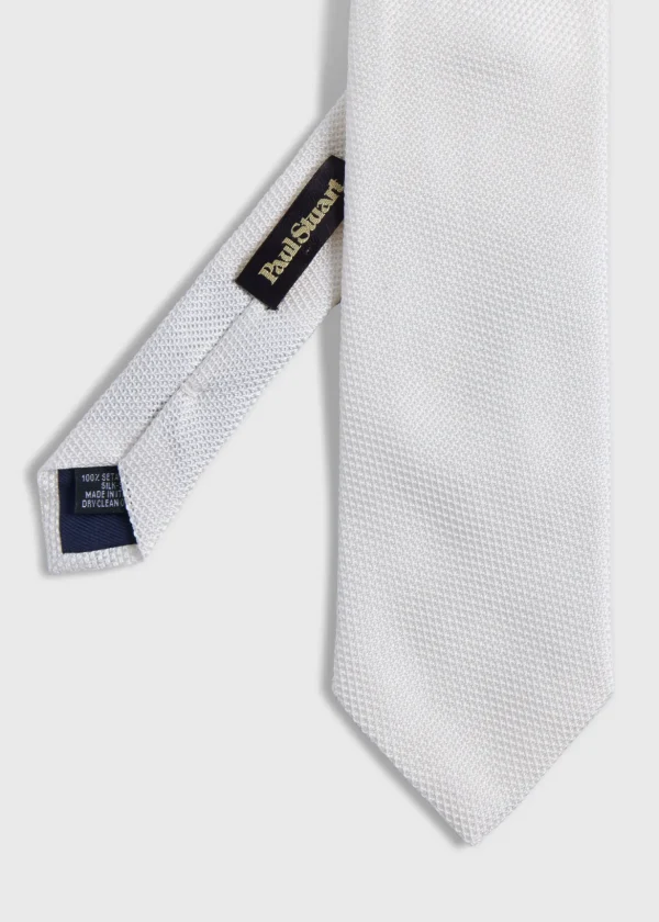 Solid Silk Garza Tie