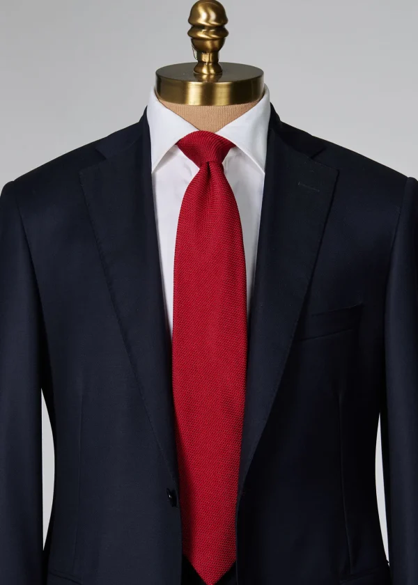 Solid Silk Garza Tie