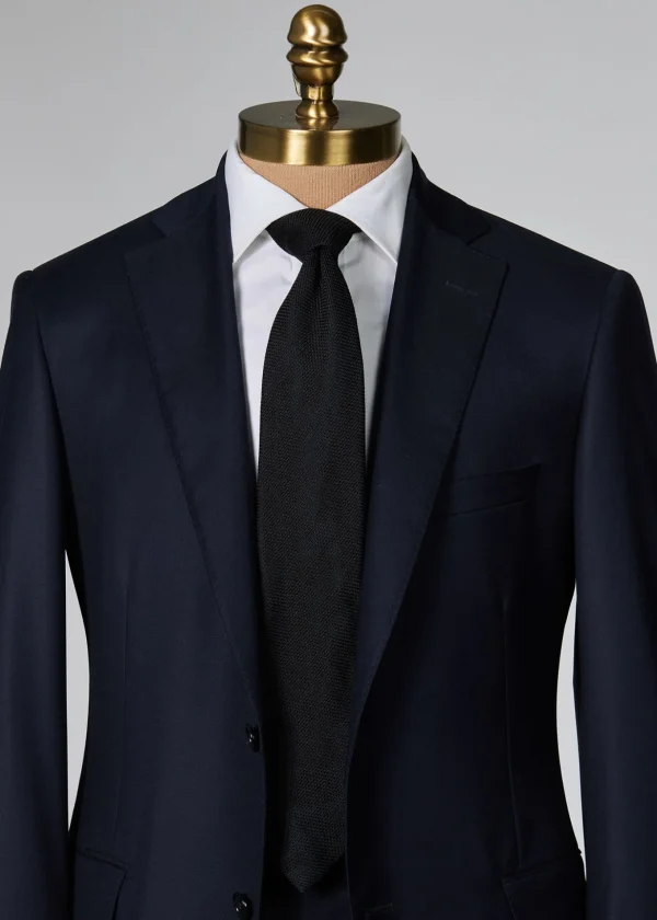 Solid Silk Garza Tie