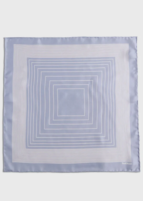 Square Pattern Silk Pocket Square