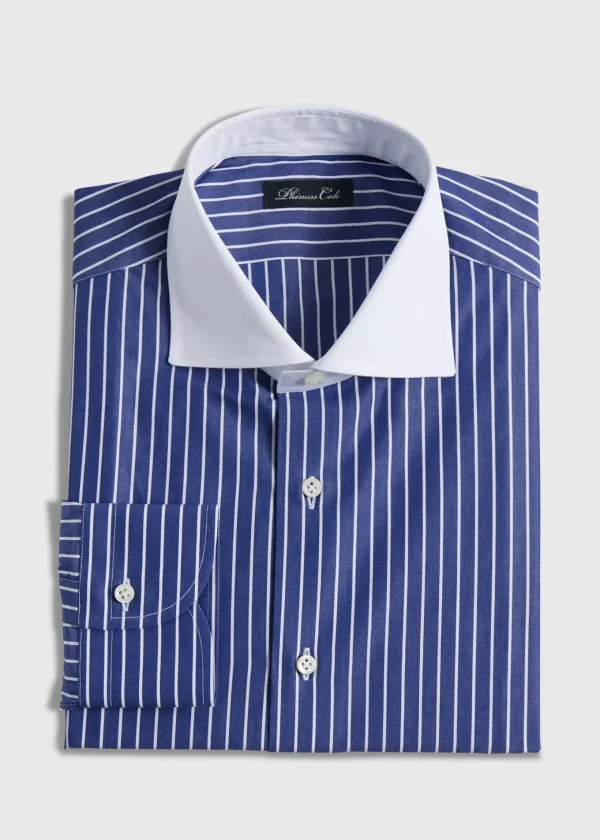 Stripe Cotton Dress Shirt