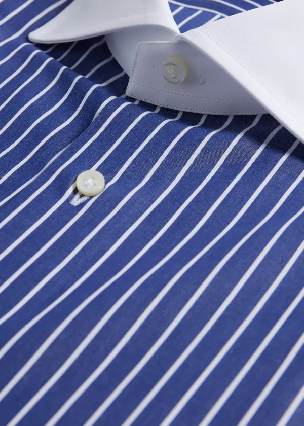 Stripe Cotton Dress Shirt