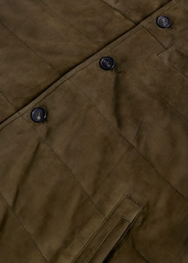 Suede Button Vest