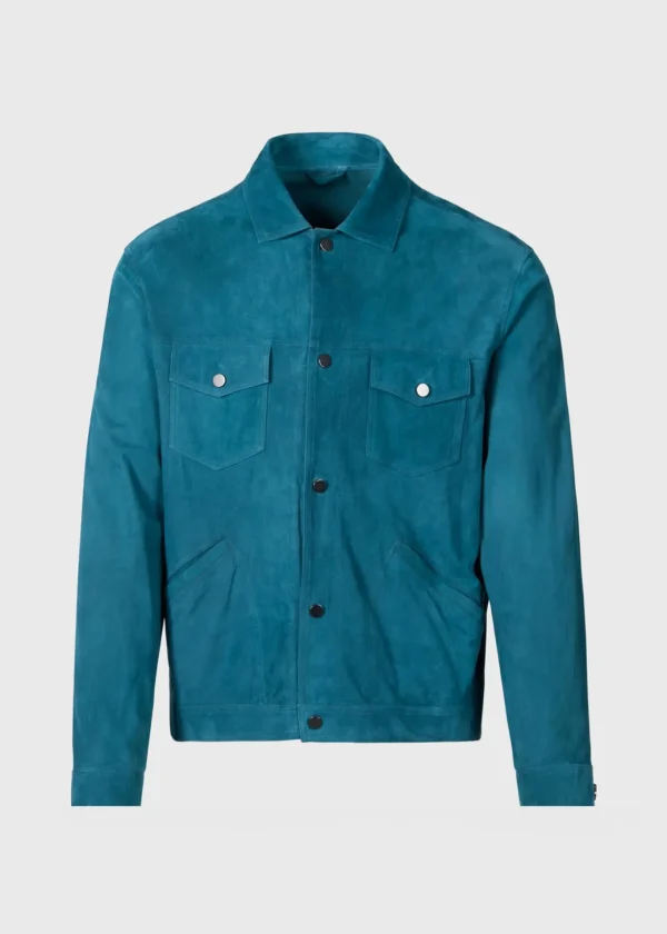 Suede Jean Jacket