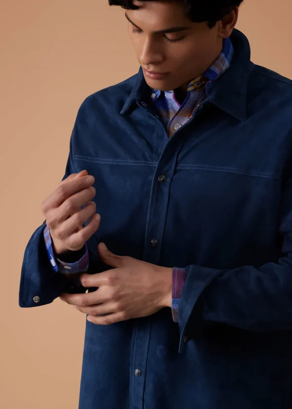 Suede Shirt Jacket