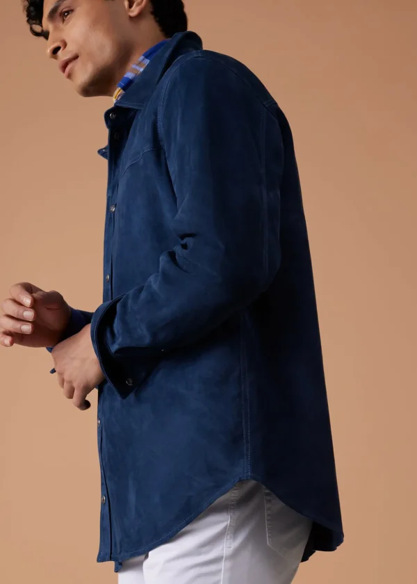 Suede Shirt Jacket