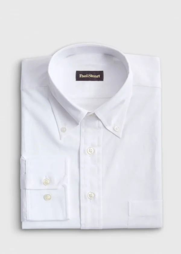 Super 140s Cotton Button Down Collar Dress Shirt