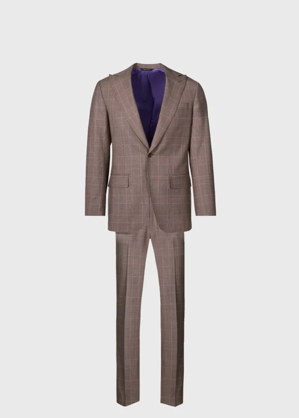 Super 120s Wool Plaid Colman Suit