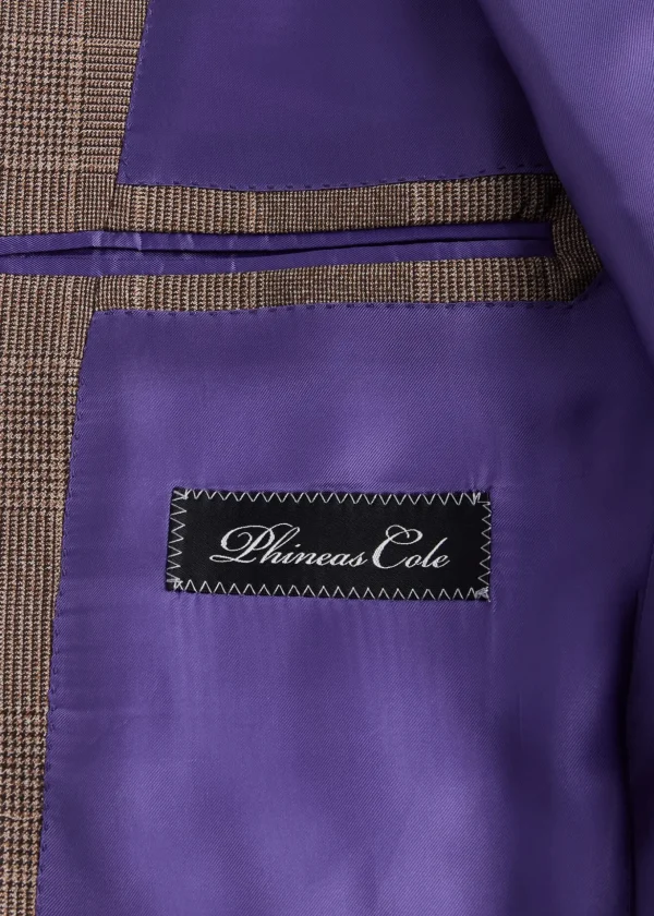 Super 120s Wool Plaid Colman Suit