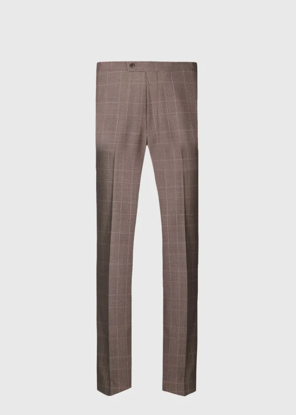 Super 120s Wool Plaid Colman Suit