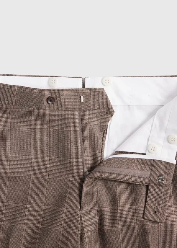 Super 120s Wool Plaid Colman Suit