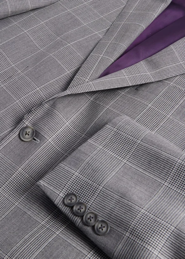 Super 120s Wool Plaid Suit