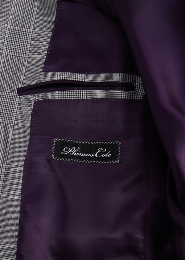 Super 120s Wool Plaid Suit