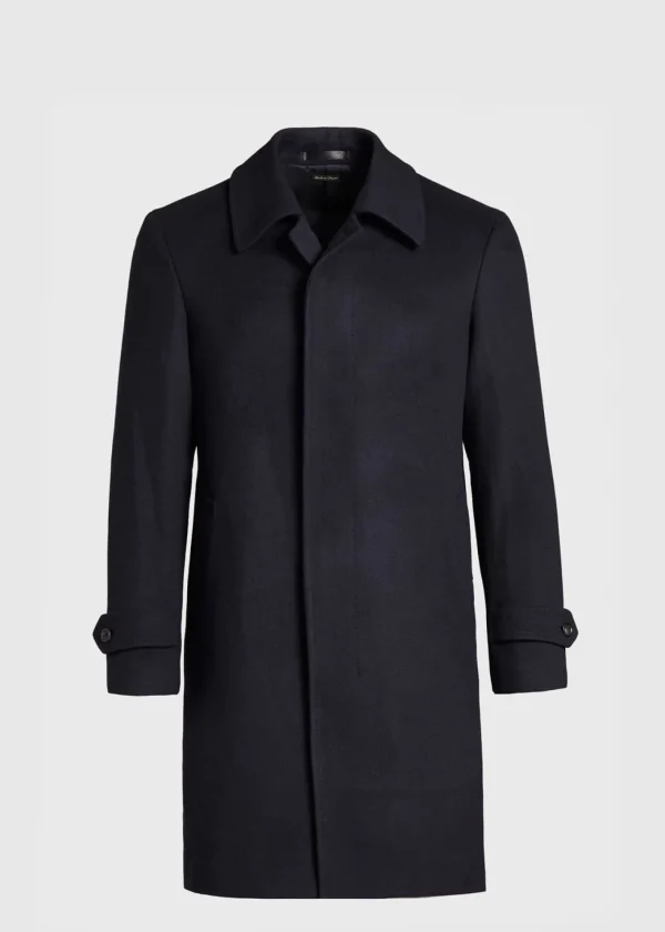 Super 180s Wool Raincoat