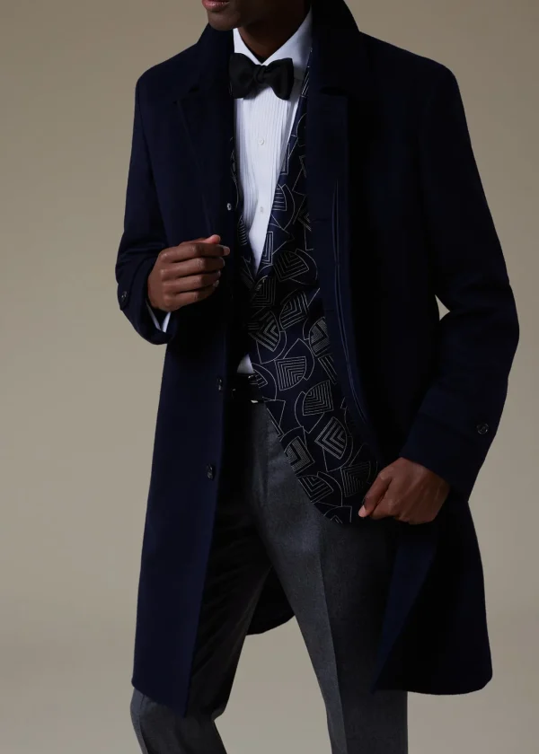 Super 180s Wool Raincoat