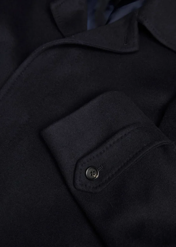 Super 180s Wool Raincoat