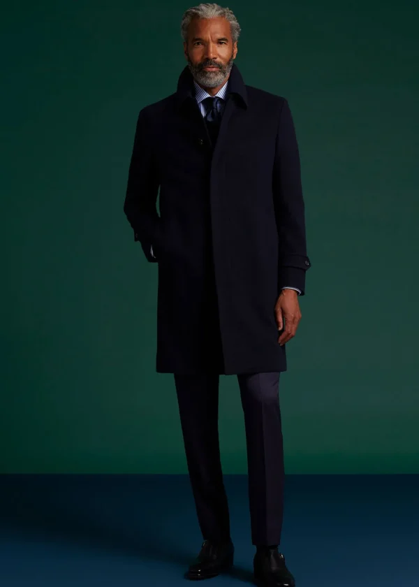 Super 180s Wool Raincoat