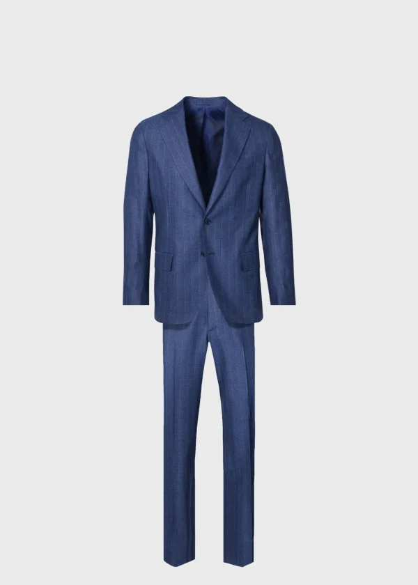 Super 120s Wool Stripe Suit