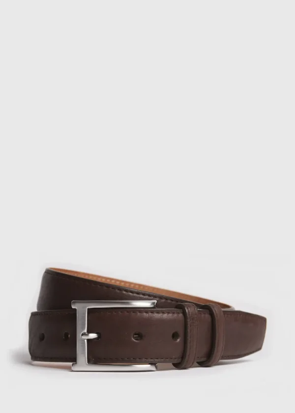 Textured Bison Belt