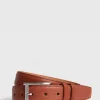 Textured Bison Belt
