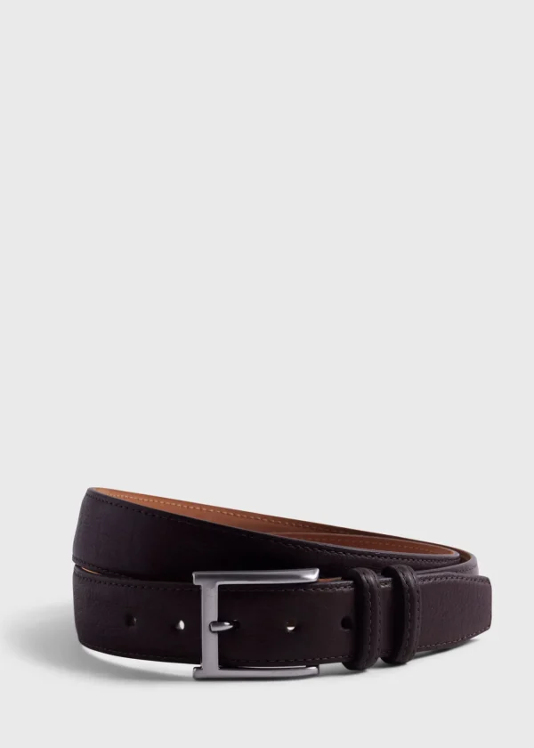 Textured Bison Belt