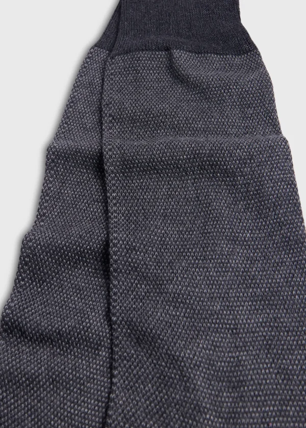 Textured Oxford Dress Sock