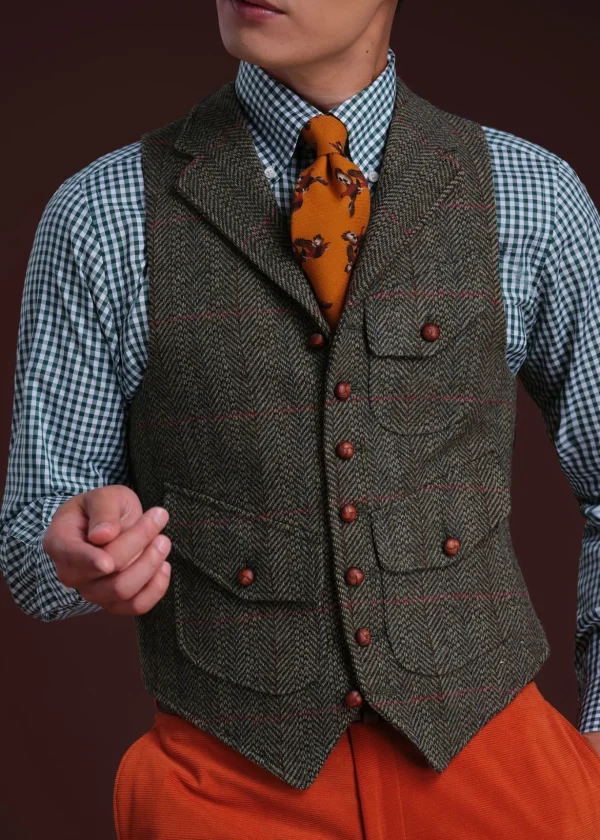 The Huntley Shetland Wool Vest