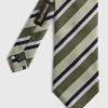 Three Color Repp Stripe Tie