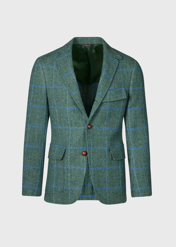 Tweed Jacket With Suede