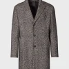 Tweed Single Breasted Coat