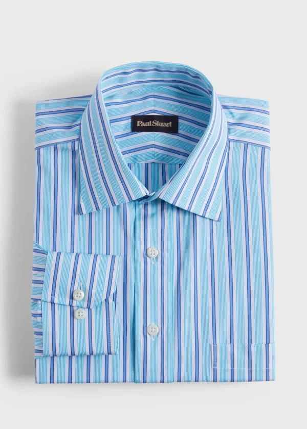 Variegated Stripe Dress Shirt