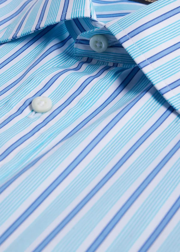 Variegated Stripe Dress Shirt