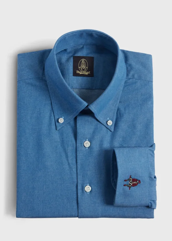 Washed Denim Sport Shirt