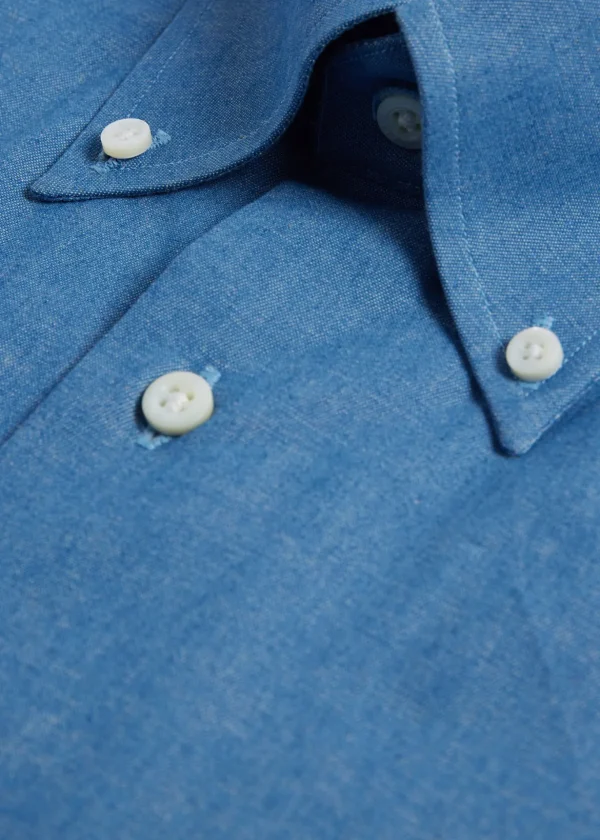 Washed Denim Sport Shirt