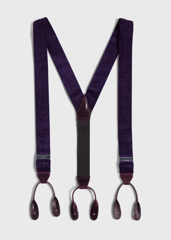 Wide Wale Corduroy Braces