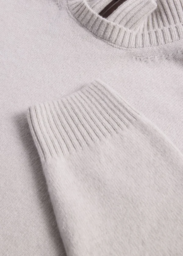 Wool & Cashmere Mock Neck Zip Sweater