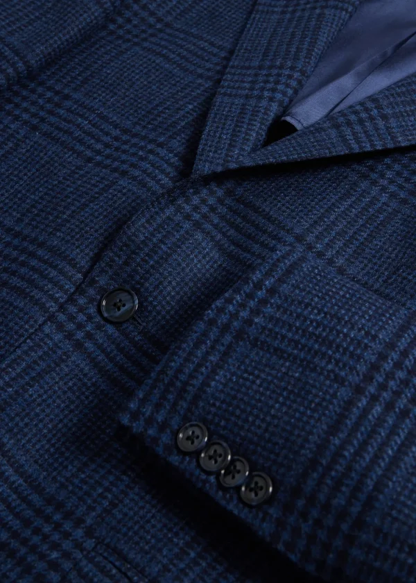 Wool & Cashmere Plaid Jacket