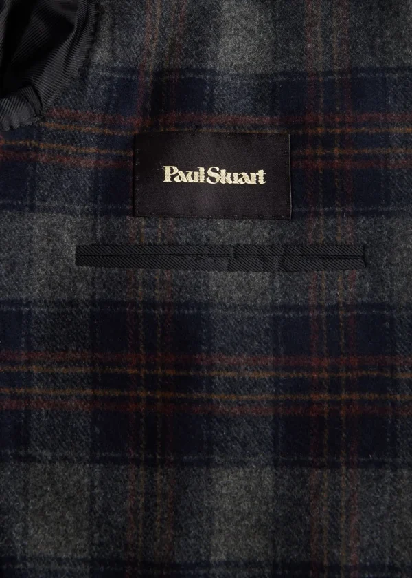 Wool & Cashmere Plaid Jacket