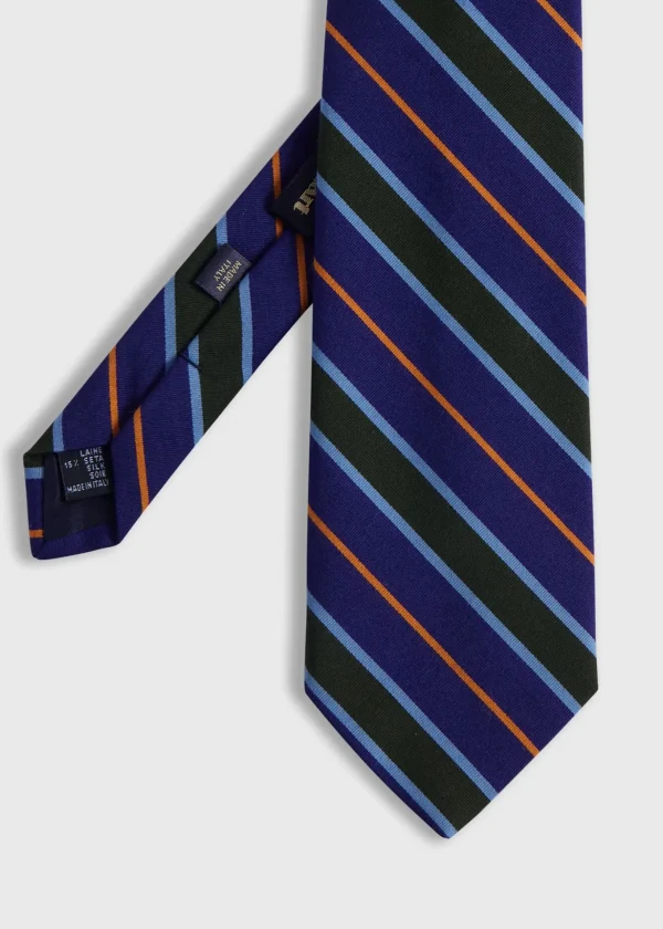Wool & Cotton Stripe Tie