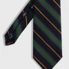 Wool & Cotton Stripe Tie