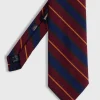 Wool & Cotton Stripe Tie