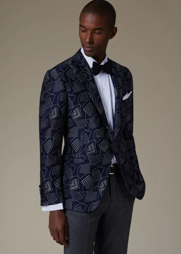 Wool & Silk Deco Dinner Jacket